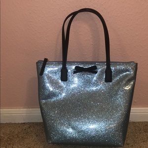 Kate spade blue sparkle tote Clearance